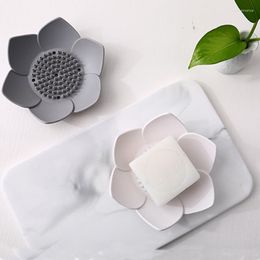 Soap Dishes Butterfly Dish Drain Bathroom Shower Rack Storage Tray Supplies