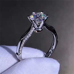 Wedding Rings 925 sterling silver ring 1ct 2ct 3ct Special Design Diamond jewelry Party Anniversary Ring For Women 220829
