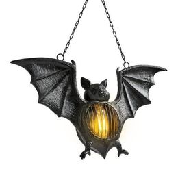 Other Event Party Supplies Halloween Bat Hanging Light Resinplastic Bat Spooky Bats Pendant Lamp for Halloween Party Yard Porch Wall Decor Party Props 220829