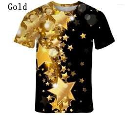 Men's T Shirts T-Shirts 2022 Christmas 3d Printed Snowflake Casual Short-sleeved For Men With Fashionable Personality