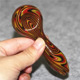 Glass hand pipe dry herb tobacco pipes oil burner spoon pipes for water bong dab rig ash catcher