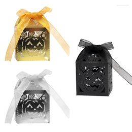 Gift Wrap Halloween Candy Boxes Set Of 50 Black Festival Wrapping Case