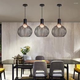 Pendant Lamps Modern Light Iron 3-5-Heads American Industrial Style Retro Wire Hanging For Cafe Bar Tea Room Creative Restaurant