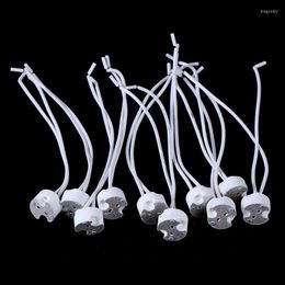 Lamp Holders 1pc/5pcs/10pcs 220V 2A MR16 GU5.3 Wire Connector Halogen LED Bulbs Holder Base Socket Pottery And Porcelain Lamb Bases