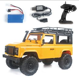 Electric RC Car 1 12 MN D90 RC 2 4G Remote Control High Speed Off Road Truck LED lights Vehicle Crawler Buggy Climbing Rc Toys Gift 220829