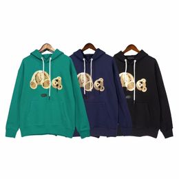 Teddy Bear mens hoodie Hip Hop hoodies High Quality sweatshirt Long Sleeve Stylist Explosion Sweater style Hoodies Women Sweatshirts S-XL