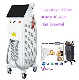 2 years warranty alexandrite diode laser 808nm hair removal 755 808 1064nm waves Germany 12 bars ice hair reduction treatment painless