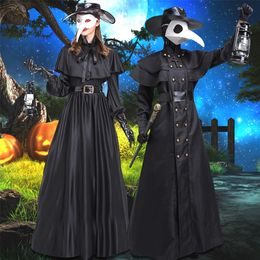 Other Event Party Supplies Halloween Costume Men Women Cosplay Plague Doctor Birdman Party Performance Costume Halloween Medieval Punk Cosplay Costume 220829