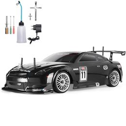 Electric/RC Car Electric RC Car HSP RC 4wd 1 10 On Road Racing Two Speed Drift Vehicle Toys 4x4 Nitro Gas Power High Hobby Remote Control 220829 240314