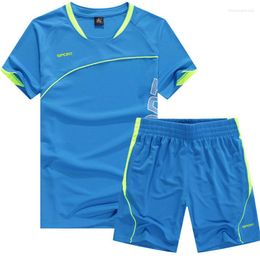 Men's Tracksuits Summer Sports Suit Men's Quick Dry Tracksuit T Running Fitness Clothing Men Shorts Shirt Mens 2 Pieces Sets Size 5XL