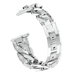 Stainless Steel Watchband 22mm Quick Release Straps for Huawei Watch GT 2 46mm Samsung Gear s3 Frontier Watch Belt Smartwatch Strap