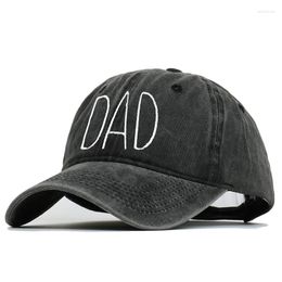 Ball Caps Retro Washed Cotton Baseball Cap MOM And DAD Trucker Man For Women Letter Embroidery Snapback Hats Visors Hip Hop Gorras