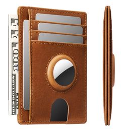 Genuine Leather Multi-card Slim Wallet Simple Card Holder Card Set