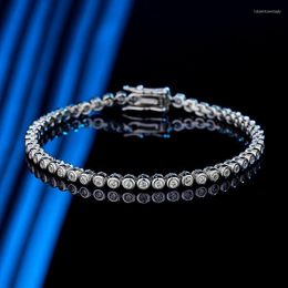 Link Bracelets Mossan Bracelet Sterling Silver 0.03 Kalamosan Diamond Gift