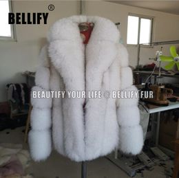 Womens Fur Faux Famous Italy design Fashionable Big collar natural striped fur coats plus size 220829