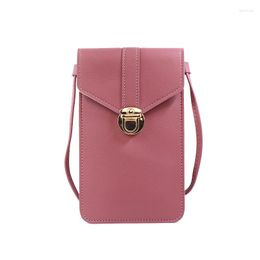 Wallets 2022 Shoulder Women Wallet Ladies Phone Crossbody Hand Bags High Quality PU Leather Purse Designer Straps Female Bag