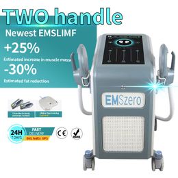 EMSlim newbody slimming machine new body building EMS 2 handles muscle up and fat loss permanent fitness device factory in China