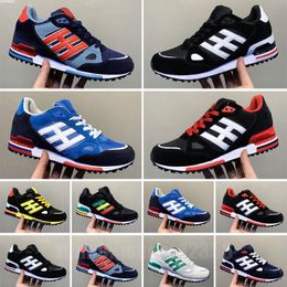 Athletic Shoes Designers Sneakers Outdoor Sports Shoes White Red Blue Breathable Zx 750 Mens Womens