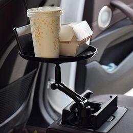 Drink Holder Car Food Tray Folding Load Bearing Adjustable Base Water Cup With Phone For