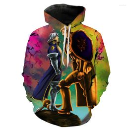 Men's Hoodies Anime The Seven Deadly Sins Escanor 3D Print Men Women Children Sweatshirts Pullover Harajuku Hoody