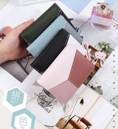 Card Holders Short Colour Matching Tassel Wallet Women Fashion Purse Female Mini Wallets Students Lovely Small For Gir