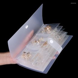 Storage Bags Transparent Jewelry Bag Desktop Drawer Book Organizer Anti-oxidation Necklace Bracelet Ring Holder