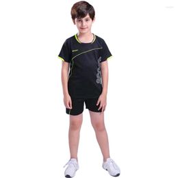 Running Sets Children Football Jerseys Boys Girls Short Sleeve Youth Kids Summer Training Suits Uniforms Quick-dry Soccer Suit