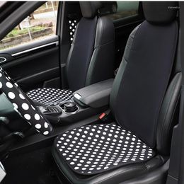 Seat Cushions Car Sets Dot Print Auto Cushion Seats For Women Goods Interior Accessories All-season Universal Mats