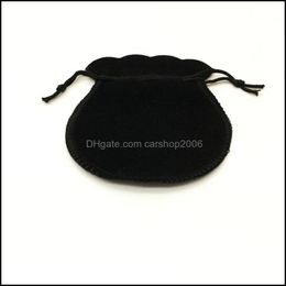 Storage Bags 80Pcs Small Black Veet Jewellery Gold Sier Gift Favour Party String Bag Pouch 433 R2 Drop Delivery 2021 Home Ga Carshop2006 Dhamu