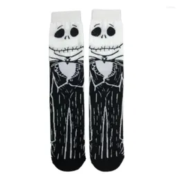 Men's Socks Halloween Horror Skull Clown Knitted Fashion Street Style Comfortable Skateboard