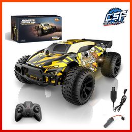 Electric RC Car CSF Remote Control 2 4GHz RC All Terrain 18Km H OFF 1 18 1 14 Road Monster Truck Toy With Battery For Boys Kids Gift 220829