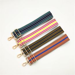 130cm Strap For Bags Shoulder Straps For Bag Decorative Colour Arrow Adjustable Handbag Hanger Purse Belt Handles