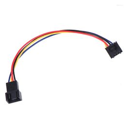 Computer Cables 5Pin To 4Pin Fan Connector Adapter Converter Extension Cable Wire For Styles PC Laptop 1pc