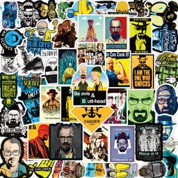 50 Stück Calssical TV-Serie Breaking Bad Aufkleber Walter White Graffiti Kinderspielzeug Skateboard Auto Motorrad Fahrrad Aufkleber Aufkleber