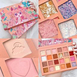 Eye Shadow Strawberry Girl Eyeshadow Palette Glitter Pearlescent Colour Waterproof Love Earth Black Beginner T7I2