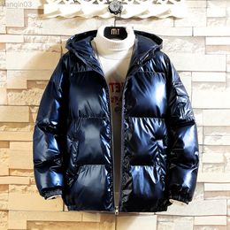 Men's Jackets Luxury Parka Men Bomber Heated Male Quilted Winter Windbreaker Oversized Clothing Mens Buffer L220830