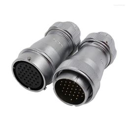 Lighting Accessories WY40 TE ZE M40 Waterproof Electrical Connector Extension Welding Cable Wire 5 9 15 26 31 Pin Outdoor Display