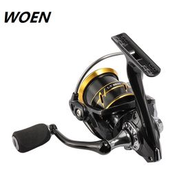 WOEN Luya Spinning Reels LT2500 midline cup sea fishing reel 8kg braking force CNC metal rocker arm