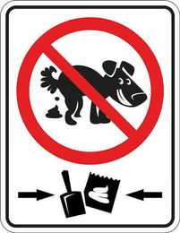 Metal Painting Please pay attention to the tin plate sign no dog poop outdoor please take good care of owners metal T220829