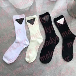 Solid Color Stockings Triangle Badge Socks Home Clothing High Elastic Long Socks Football Cheerleaders Stocking