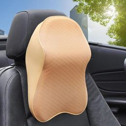 Seat Cushions Car Neck Pillow Adjustable Head Restraint Universal 3D Memory Foam Auto Headrest Travel Support Holder Covers