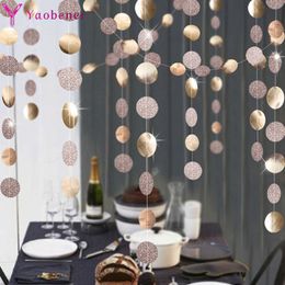 Christmas Decorations 4M Twinkle Paper Garland 1st 1 2 3 4 5 18 21st 30 40 50 60 Year Happy Birthday Party Decoration Adult Kids Boy Girl BabyShower 220829