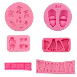 Baking Moulds Soap Molds Chocolate Candy Cake Decorating Exquisite Baby Theme Home Gift M6CE