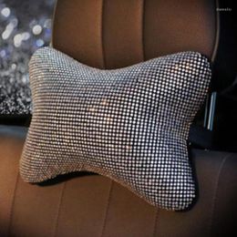 As almofadas de assento 80% vendem Lady Rhinestone Car Discution Protection Pillow Acessórios Interiores Automático