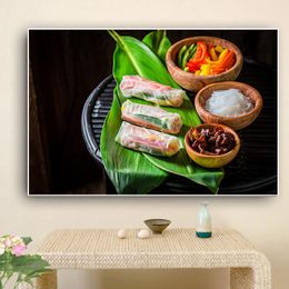 Cooking Supplie Kitchen Canvas Painting Cuadros Posters and Prints Restaurant Modern Wall Art Food Picture Living Room Decor