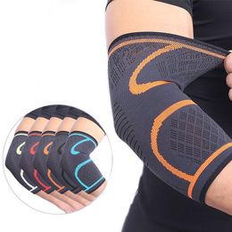 Elbow Knee Pads AOLIKES 1PCS Support Elastic Gym Sport Protective Pad Absorb Sweat Basketball Arm Sleeve Brace 220830