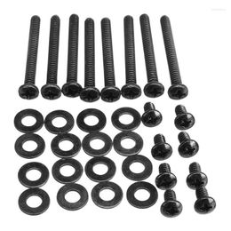 water cooling pad NZ - Computer Coolings Long Short Water Cooling Radiator Screw Kit Black Case Fan Mounting Fitting Professional Durable Pads For Hydro Series