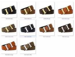 Mens Designer Belt Womens High Quality Many Color Optional Fashion Cowhide Lychee Crocodile Skin Leather Belts For 34mm