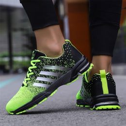 Dress Shoes Big Size Green Breathable Running Men Weaving Red Outdoor Marathon Sneakers Lightweight Keep Sport 220829