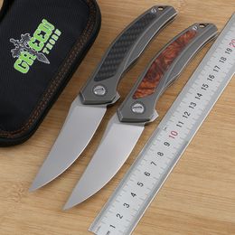 Green thorn Quantum folding knife M390 blade camping EDC tool